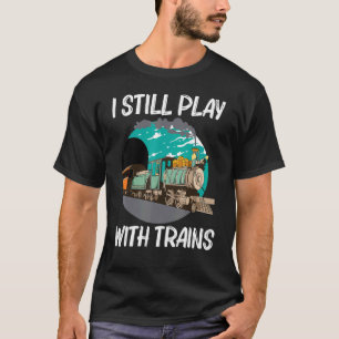 Cool Steam Locomotive For Men Women Railroad Train T-Shirt