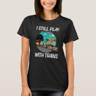 Cool Steam Locomotive For Men Women Railroad Train T-Shirt
