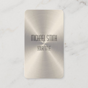 Cool Steel Metal Business Card