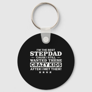 Cool Stepdad For Men Father Step Dad Parenthood St Key Ring