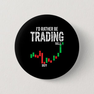 Cool Stock Market Men Women Stock Trader Day Tradi 6 Cm Round Badge