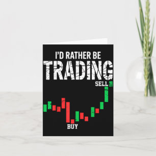 Cool Stock Market Men Women Stock Trader Day Tradi Card