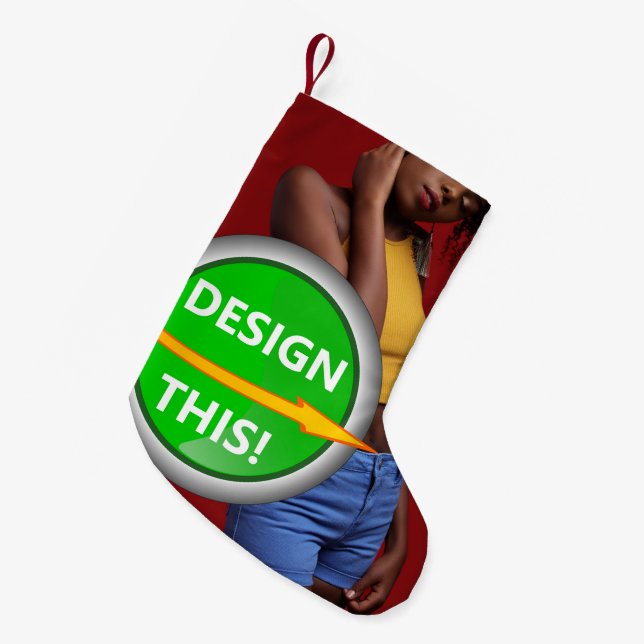 COOL! Stocking Small - Brushed Poly - 2 Sided (Front (Hanging))