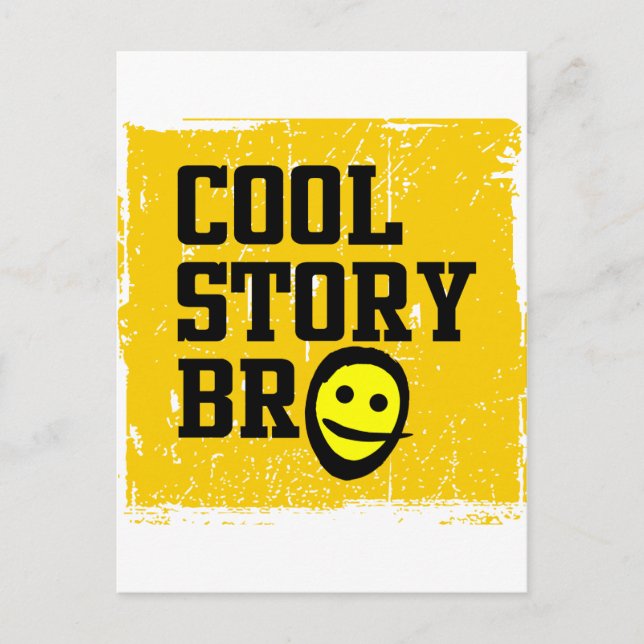 Cool Story Bro Postcard (Front)