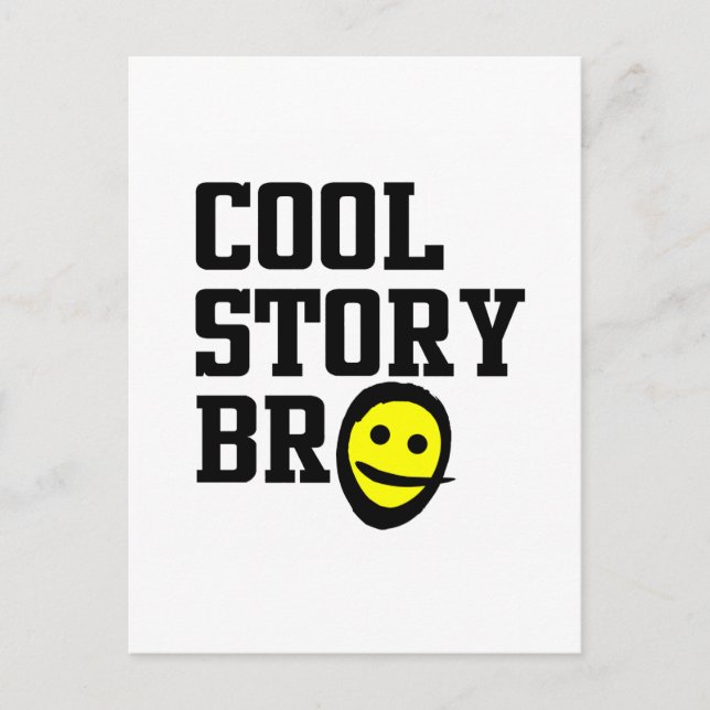 Cool Story Bro Postcard (Front)