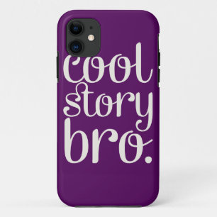 Cool Story Bro Purple Case-Mate iPhone Case