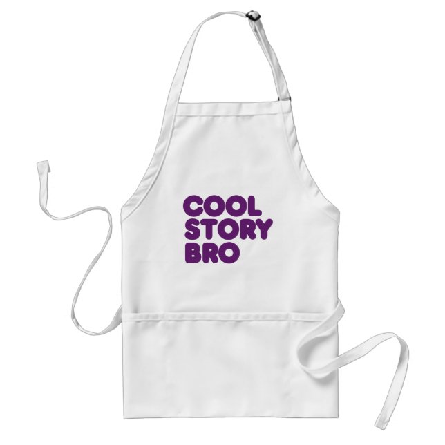 Cool Story Bro Standard Apron (Front)