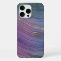 Cool Strata | Beautiful Blue Purple and Gold Agate