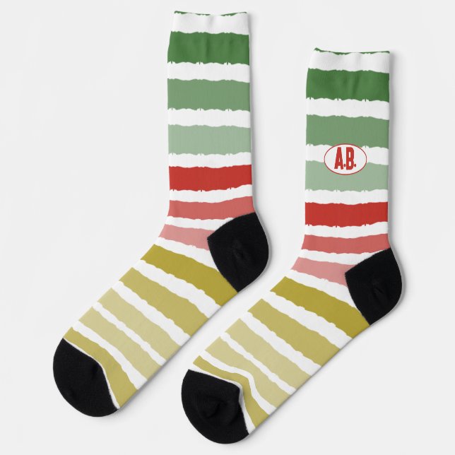Cool Stripe Socks (Left)