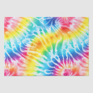 Cool Stripe Swirls Tie Dye Tissue Paper