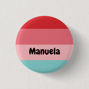 Cool Striped 3 Cm Round Badge