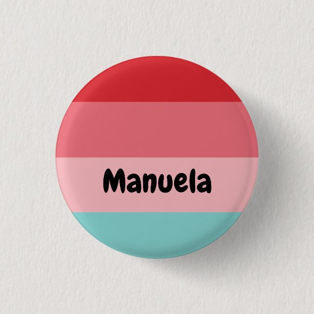 Cool Striped 3 Cm Round Badge (Front)