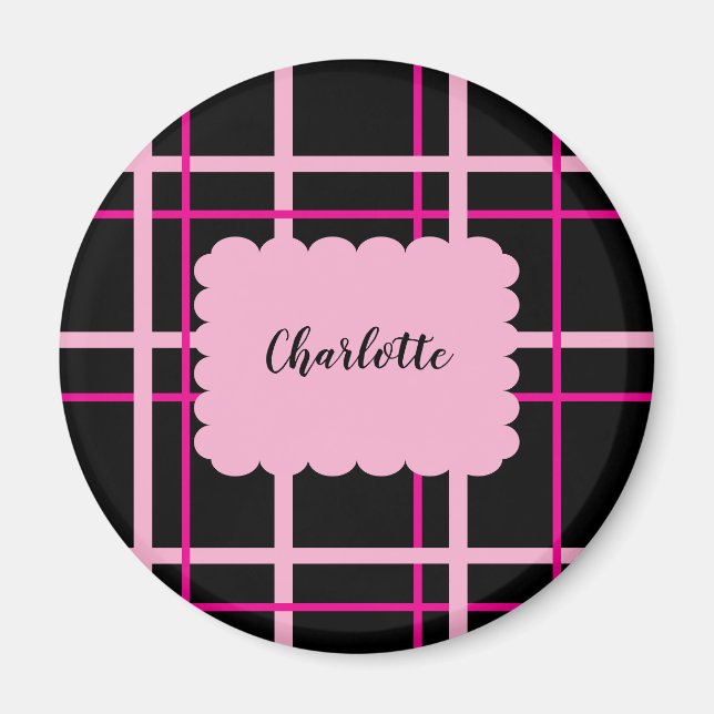 Cool Striped Pattern Magnet (Front)
