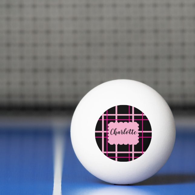 Cool Striped Pattern Ping Pong Ball (Net)