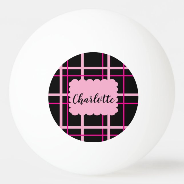 Cool Striped Pattern Ping Pong Ball (Front)