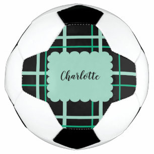 Cool Striped Pattern Soccer Ball