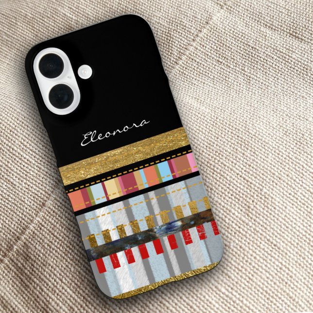 Cool Stripes Black Case-Mate iPhone Case (Creator Uploaded)