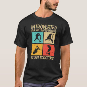 Cool Stunt Scooter For Men Women Scootering Scoote T-Shirt
