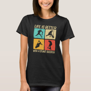 Cool Stunt Scooter For Men Women Scootering Scoote T-Shirt