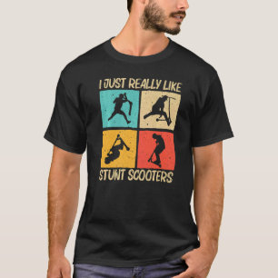 Cool Stunt Scooter For Men Women Scootering Scoote T-Shirt