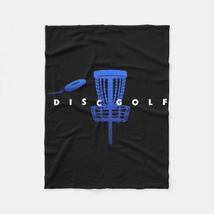 Cool Stylised Disc Golf With Sket And Disc - Disc Fleece Blanket