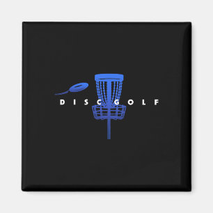 Cool Stylised Disc Golf With Sket And Disc - Disc  Magnet