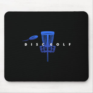 Cool Stylised Disc Golf With Sket And Disc - Disc  Mouse Pad
