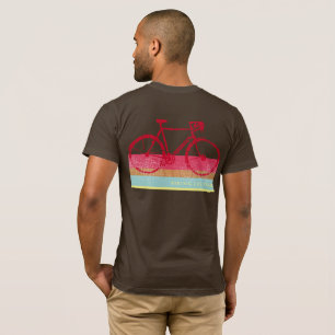 cool & stylish, biking inspired, red bicycle T-Shirt