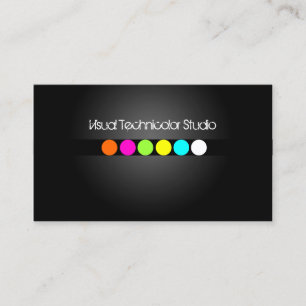 Cool / Stylish fluorescent dots Business Card