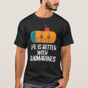Cool Submarine For Men Women Sea Veteran Submarine T-Shirt