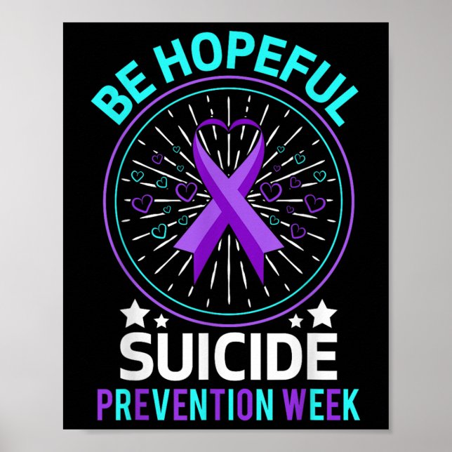 Cool Suicide Awareness Cute Awareness For Suicide  Poster (Front)