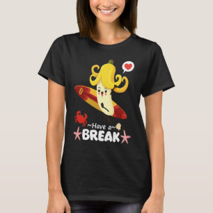 Cool Summer Banana Illustration Outfit Graphic Sty T-Shirt