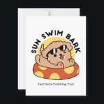 Cool Summer Dog Floating – Cute Puppy Pool Party Postcard<br><div class="desc">Make a splash this summer with this adorable design featuring a cool puppy rocking sunglasses, floating in a pool tube! This fun and playful summer-themed illustration is perfect for dog lovers, beachgoers, and anyone who enjoys sunny days and good vibes. Great gift for dog parents and summer enthusiasts! #PoodleDog #Summertime...</div>