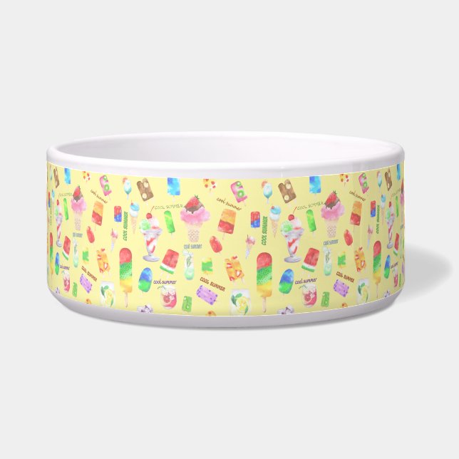 cool summer- ice cream, popice, and cold drink (Front)