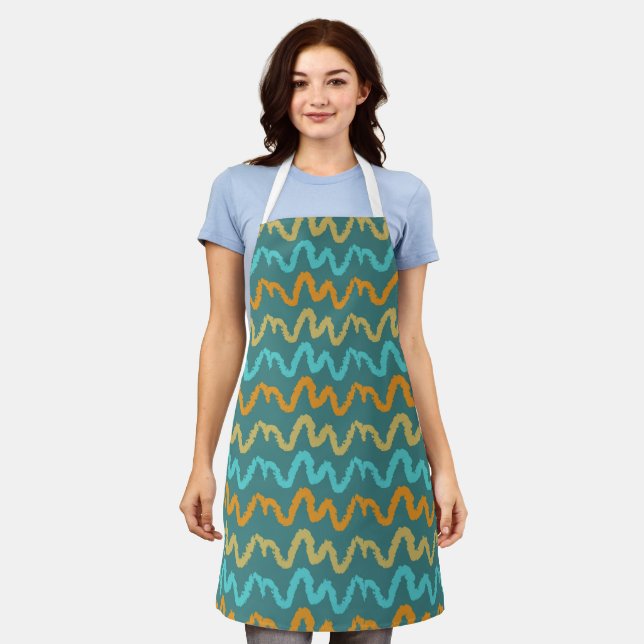 Cool Summer Pattern Apron (Worn)