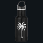 Cool Summer Vacation Sunset Beach Palm Tree 532 Ml Water Bottle<br><div class="desc">Cool Summer Vacation Sunset Beach Palm Tree</div>