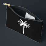 Cool Summer Vacation Sunset Beach Palm Tree Accessory Pouch<br><div class="desc">Cool Summer Vacation Sunset Beach Palm Tree</div>