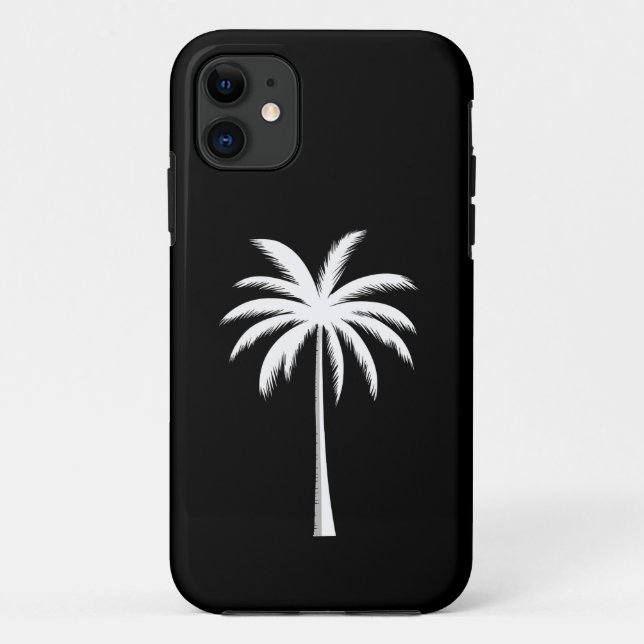 Cool Summer Vacation Sunset Beach Palm Tree Case-Mate iPhone Case (Back)