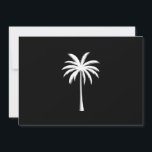 Cool Summer Vacation Sunset Beach Palm Tree Invitation<br><div class="desc">Cool Summer Vacation Sunset Beach Palm Tree</div>