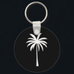 Cool Summer Vacation Sunset Beach Palm Tree Key Ring<br><div class="desc">Cool Summer Vacation Sunset Beach Palm Tree</div>