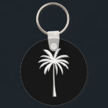 Cool Summer Vacation Sunset Beach Palm Tree Key Ring<br><div class="desc">Cool Summer Vacation Sunset Beach Palm Tree</div>
