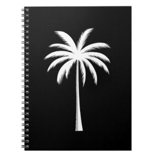 Cool Summer Vacation Sunset Beach Palm Tree Notebook