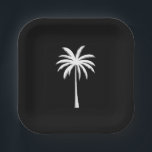 Cool Summer Vacation Sunset Beach Palm Tree Paper Plate<br><div class="desc">Cool Summer Vacation Sunset Beach Palm Tree</div>