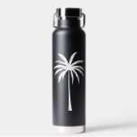 Cool Summer Vacation Sunset Beach Palm Tree Water Bottle<br><div class="desc">Cool Summer Vacation Sunset Beach Palm Tree</div>