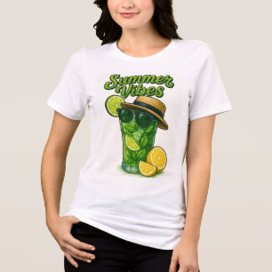 cool summer vibe Tri-Blend shirt