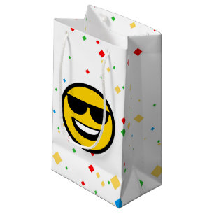Cool Sunglasses Emoji Small Gift Bag
