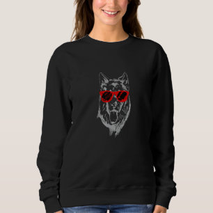 Cool Sunglasses German Shepherd Dog A Dog Sweatshirt