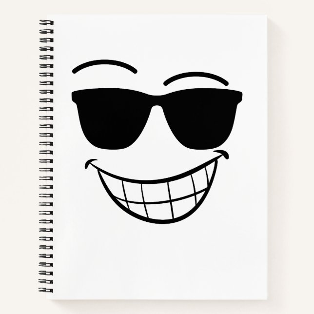 Cool sunglasses notebook (Front)