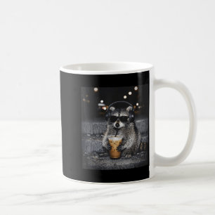 Cool Sunglasses Racoon Drinking Iced Coffee Mug