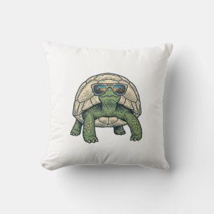Cool Sunglasses Tortoise Vintage Vector Design_1 Cushion